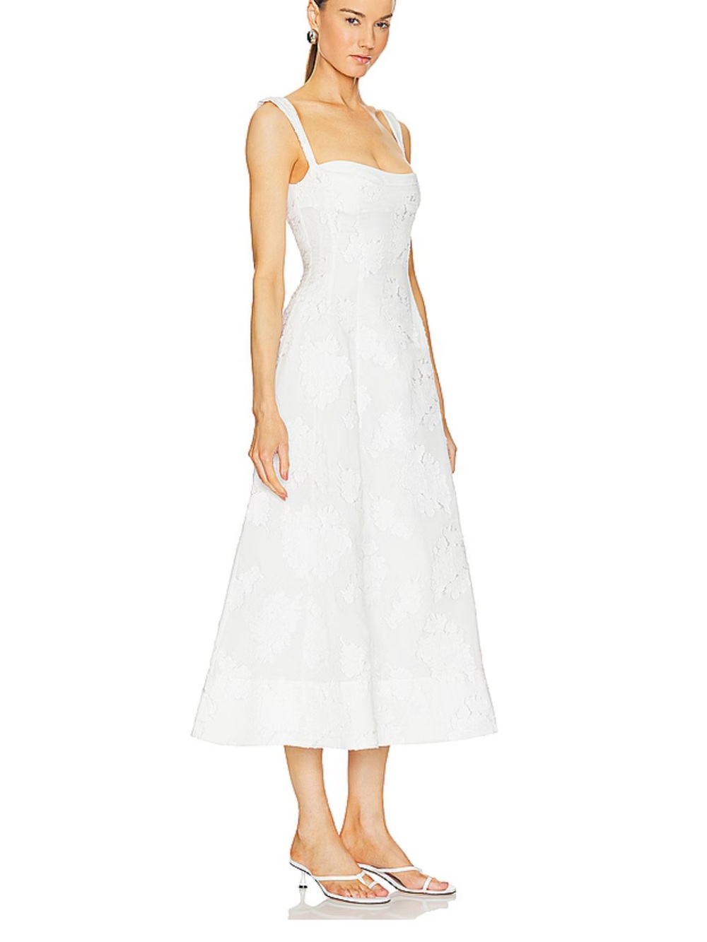 CLEA Emilia Dress in Cloud Jacquard - Picture 2 of 4